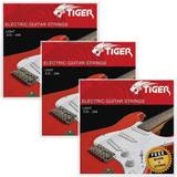 Tiger Electric Guitar Strings Pack of 3 Light (10-46) Sets