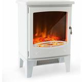 Klarstein Electric Fireplaces Klarstein Meran Electric Fireplace 950 1850W InstaFire Dimmable White White