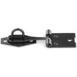 Securit Cylinder & Mortice Locks Securit S1454 Wire Hasp And Staple Black 75mm
