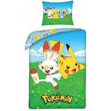 Halantex Pokemon sengetøj - Scorbunny & Pikachu