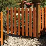 Rowlinson Fences Rowlinson 6 3 Picket Timber Fence Panel - Honey Brown