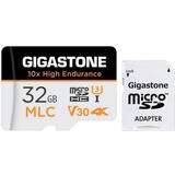 High endurance sd card Gigastone [10x High Endurance] Industrial 32GB MLC Micro SD Card, 4K Video Recording, Security Cam, Dash Cam, Surveillance Compatible 95MB/s, U3