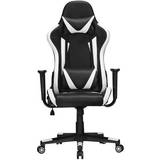 Gaming Chairs Yaheetech Ergonomic Racing Style Office Chair High Back Gaming Chair pu Leather Desk Chair Executive Computer Heavy Duty Chairs with Lumbar Support