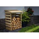 Firewood Shed Forest Garden 3ft 2in 2ft 8in Compact Pent