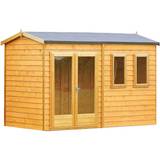 Shire 10 7ft Double Glazed Timber Apex Garden Office