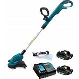 Makita Grass Trimmers Makita DUR181 LXT 18v Cordless Line Trimmer Strimmer 2 x 2.0Ah Batteries Charger
