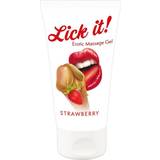 Laid Lick it! Erotic Massage Gel-Jordbær