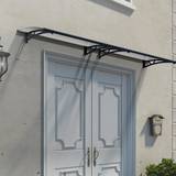 Palram Grey, Transparent Canopia Altair Door Canopy, H175mm W3020mm D915mm