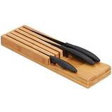 Knife Blocks Relaxdays 10028871 Bamboo Knife in-Drawer