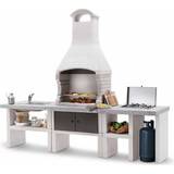BBQs Palazzetti Marbella Outdoor Barbeque Kitchen with twin