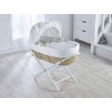 Bassinetts Kid's Room Kinder Valley Palm Moses Basket with Folding Stand 18.5x33.9"