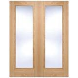 LPD Internal Vancouver Pair Interior Door Clear Glass (x)