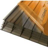Other Plastic Roofs Axiome Bronze Effect Polycarbonate Multiwall Roofing Sheet L5M