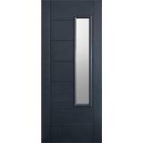 External Door LPD Newbury GRP GRPNEWGRE32 External Door Frosted Glass L, R (81.3x203.2cm)