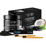 MySmile Activated Charcoal Powder with Coconut Pulling Oil Bamboo