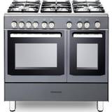 Gas Ovens Cookers Kenwood CK407GSL 90 Range Grey, Silver