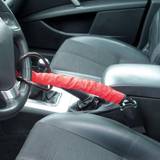 Steering wheel lock Car Care & Vehicle Accessories Carpoint Steering Wheel Belt-Lock Red