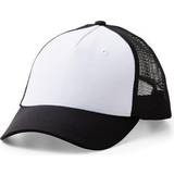 Satin Band Cricut Trucker Hat Black/White 12-Pack