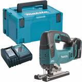 Makita djv182 Makita DJV182Z 18V Brushless Top Handle Jigsaw with 1 x 5.0Ah Battery Charger & Type 3 Case