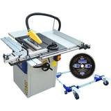Charnwood Package Deal: Professional 10” Table Saw with Wheel Kit and Fine Blade