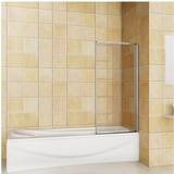 Aica Pivot Bath Screen Shower Tempered