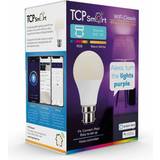 TCP 1 pack Bayonet B22/BC LED 806lm RGB-W A-Shape Smart WiFi Light Bulb wilko