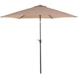 Beliani Parasols & Accessories Beliani Modern Garden Patio Outdoor Market Umbrella Parasol Metal Pole
