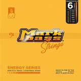 MarkBass Musical Accessories MarkBass Energy Series Electric Bass Stainless Steel Strings (30 130) Medium Gauge