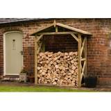 Forest Garden Firewood Shed Forest Garden 6ft 10in 2ft 10in Apex Wall