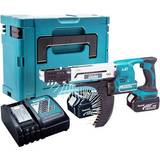 Makita LED-Lighting Autofeed Screwdriver Makita DFR750Z 18V LXT Screwdriver with 2 x 5.0Ah Batteries & Charger in Case:18V