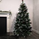 7ft christmas tree 7ft 210cm Avatika Frosted Christmas Tree With 896 Christmas Tree
