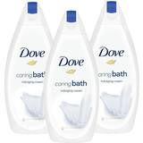 Dove Bubble Bath on sale Dove Caring Bath Indulging Cream Soak with 1/4 Moisturising 6x450ml