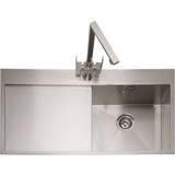 Caple Kitchen Sinks Caple CU100/L Cubit 100 Single Bowl