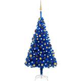 Steel Christmas Trees vidaXL Artificial Christmas Tree with LEDs&Ball Set Christmas Tree