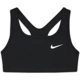 Girls Bralettes Children's Clothing Nike Kid's Swoosh Sports Bra - Black/White (DA1030-010)