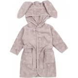 Organic Cotton Dressing Gowns Children's Clothing Müsli Bathrobe with Bunny Ears - Rose/Rose Moon