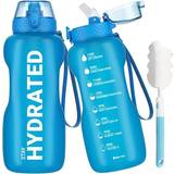 Water Bottles on sale Gohippos Motivational Water Bottle 2L