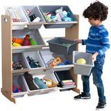 Natural Storage Boxes Kid's Room Kidkraft Wooden It & Store It Bin Unit