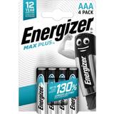 Energizer Batteries Batteries & Chargers Energizer Max Plus AAA Battery Pack of 4 E303320600 ER43746
