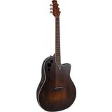 Ovation Musical Instruments Ovation Applause AB24CC-4S Mid-Depth Classical Acoustic-electric Guitar Natural Satin