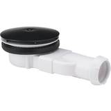 Wirquin Black Dome DN40 Slim Shower Drain Waste Trap Super Flat Cup-Connection 24l/min