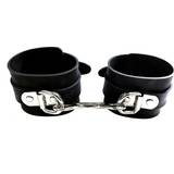 Cuffs & Ropes Rouge Garments Black Rubber Wrist Cuffs