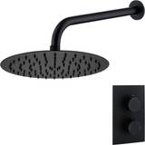 Arissa Black Concealed Shower MixerwithDual Control