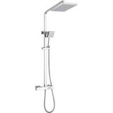 Synergy Square Thermostatic Cool Touch Chrome Shower Kit