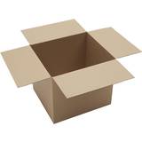 Mailing Boxes Corrugated cardboard folding boxes, FEFCO 0201, single fluted, pack of 50, internal dimensions 450 x 400 x 400 mm