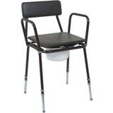 Support & Protection NRS Healthcare Dovedale Adjustable Commode with Detachable Arms