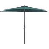 Beliani Parasols & Accessories Beliani Half-Round Shade Garden Parasol Umbrella 2.7m