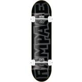 Orange Complete Skateboards Rampage Block Logo Skateboard Grey/ Black