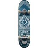Blueprint Home Heart Komplet Skateboard Blå/Hvid 8"