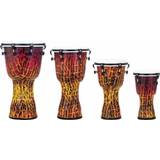 Pearl Synthesizers Pearl Synthetic Shell Djembe 8" Top Tuned, Trival Fire
